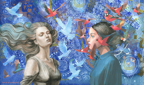 Search for liberation in endless flickering space Lana Korolievskaia