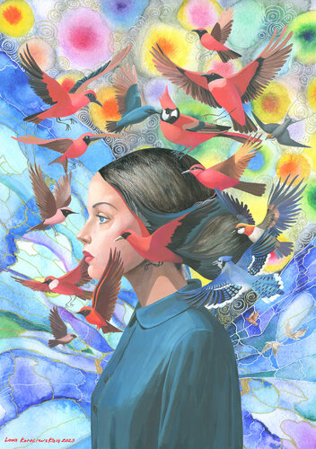 Indeterminism of Being by Physical Presence (Internal metamorphoses) par Lana Korolievskaia, Édition en vente sur Singulart