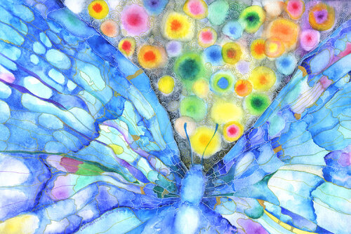 Butterfly wings par Lana Korolievskaia, Peinture en vente sur Singulart