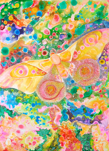 Flight in infinity between the immeasurably small and the unconsciously large de Lana Korolievskaia, Pintura a la venta en Singulart