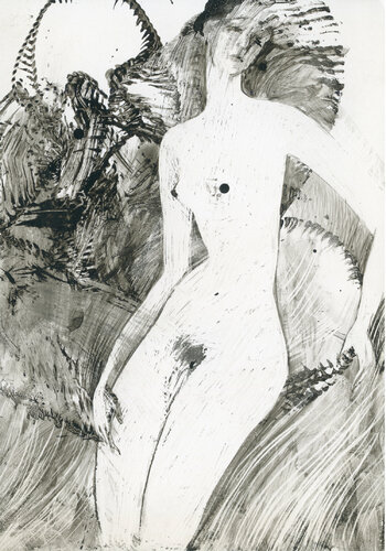 Naked maiden von Lana Korolievskaia, Druck kaufen auf Singulart