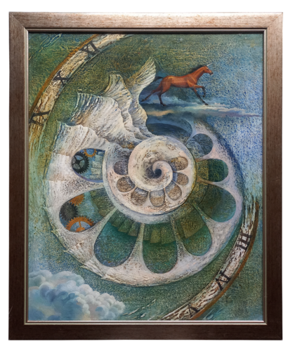 The palace of the Unicorn de Lana Korolievskaia, Pintura a la venta en Singulart