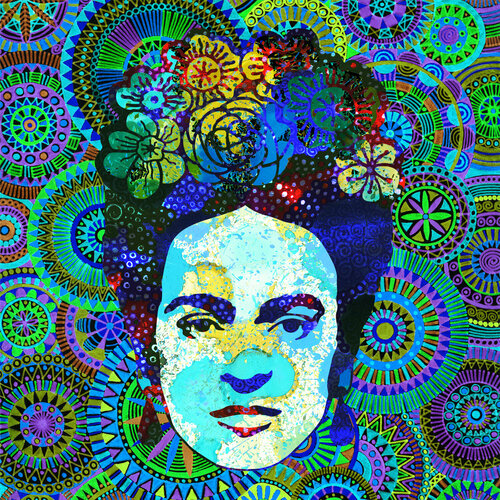 Solemn Frida in the splendor of her greatness di Lana Korolievskaia, Stampa in vendita su Singulart