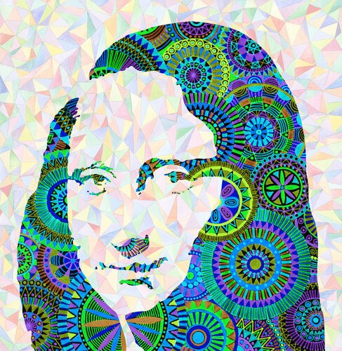 Mona Lisa reveals her secrets par Lana Korolievskaia, Édition en vente sur Singulart