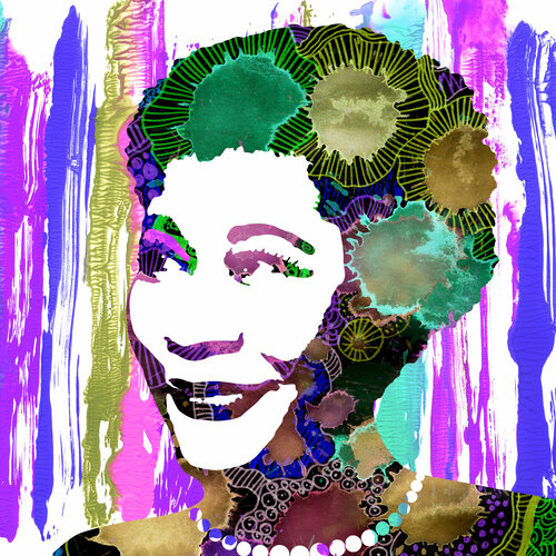 The First Lady of Song von Lana Korolievskaia, Druck kaufen auf Singulart