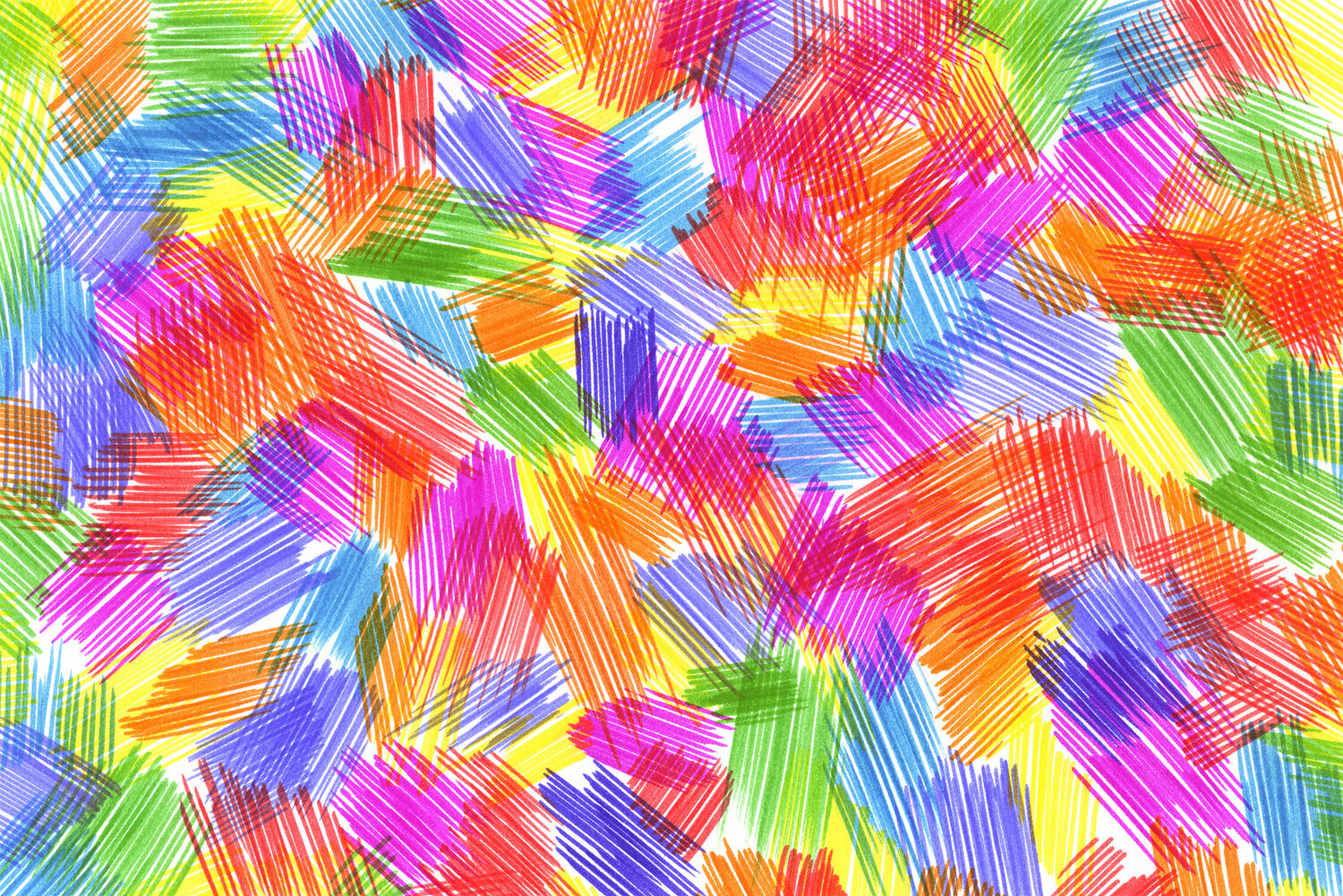 Multi-colored strokes Lana Korolievskaia