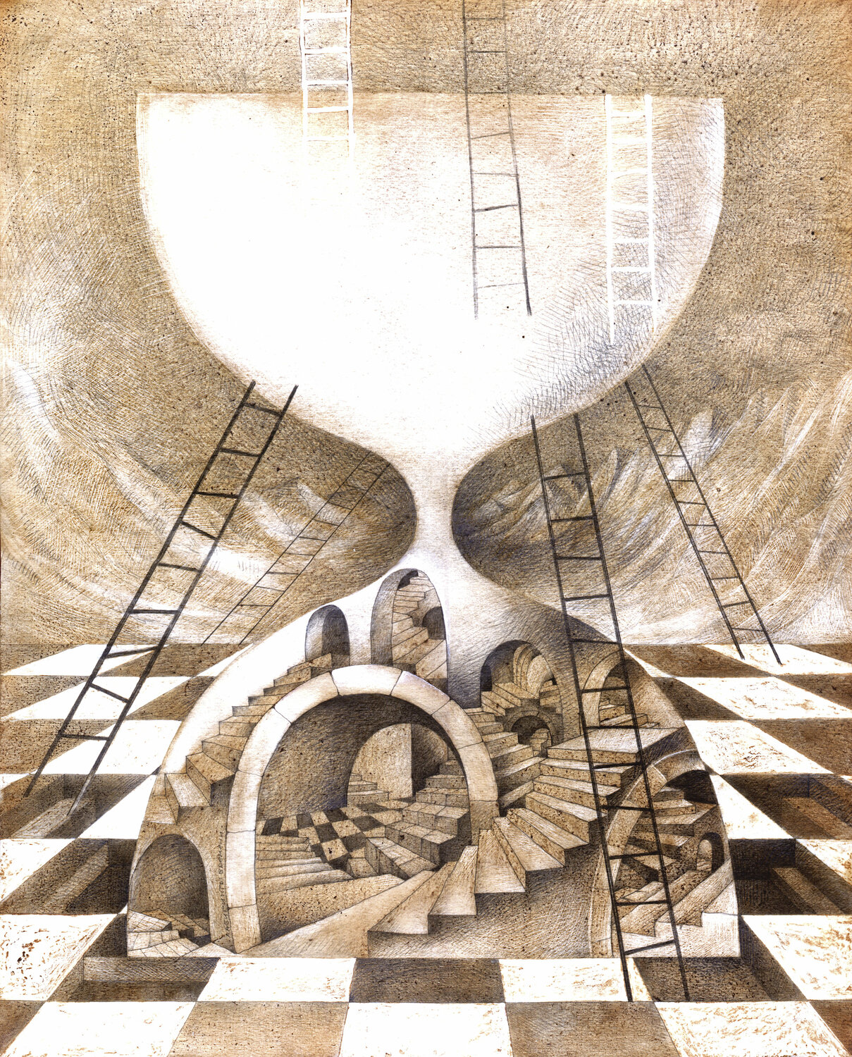Mazes of time Lana Korolievskaia Stampa in vendita