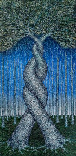 ABBRACCIO ARBOREO van Antonio Presti, Schilderij te koop op Singulart