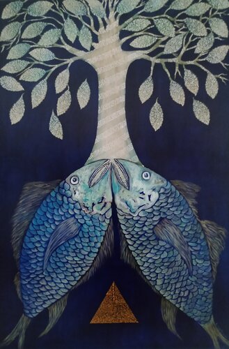 ESSERE, PENSARE, AGIRE by Antonio Presti, Painting for Sale on Singulart