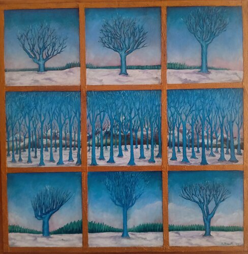 Inverno van Antonio Presti, Schilderij te koop op Singulart