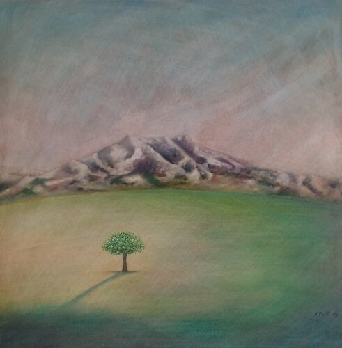 La Bisalta di Cuneo van Antonio Presti, Schilderij te koop op Singulart
