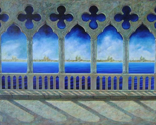 Venezia - La Cà d'oro di Antonio Presti, Pittura in vendita su Singulart