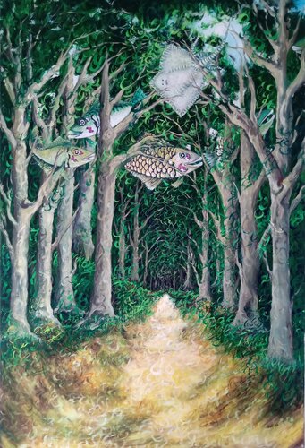 Nel bosco van Antonio Presti, Schilderij te koop op Singulart