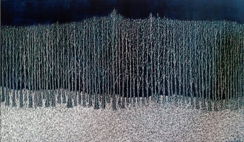 Bosco di notte von Antonio Presti, Malerei kaufen auf Singulart