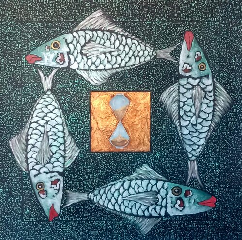 Il tempo van Antonio Presti, Schilderij te koop op Singulart