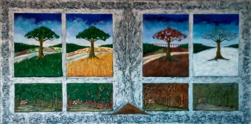 Stagioni 3 van Antonio Presti, Schilderij te koop op Singulart