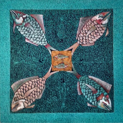 SOTTO IL SEGNO DEI PESCI 2 de Antonio Presti, Pintura a la venta en Singulart