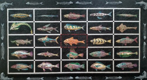 OMAGGIO ALLA TRIGLIA van Antonio Presti, Schilderij te koop op Singulart