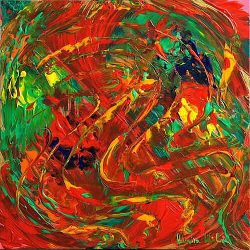 Gioia nel colore van Marisa Milan, Schilderij te koop op Singulart