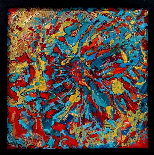 Il pettirosso III van Marisa Milan, Schilderij te koop op Singulart
