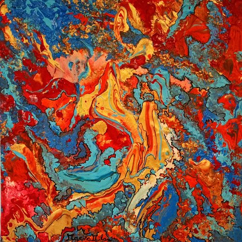 AMARSI di Marisa Milan, Pittura in vendita su Singulart
