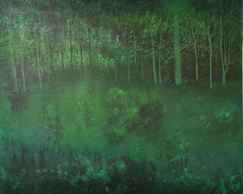 Green summer van Krister Björklund, Schilderij te koop op Singulart