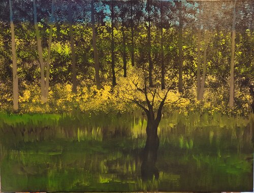 My secret place van Krister Björklund, Schilderij te koop op Singulart