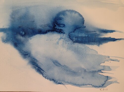 Blue von Krister Björklund, Malerei kaufen auf Singulart