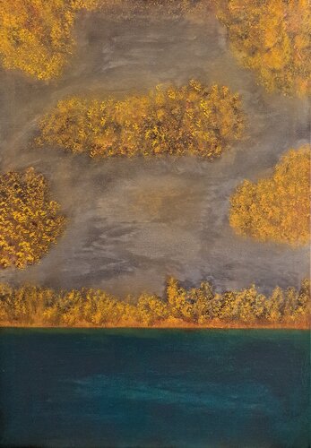Abstract Landscape XIX par Krister Björklund, Peinture en vente sur Singulart