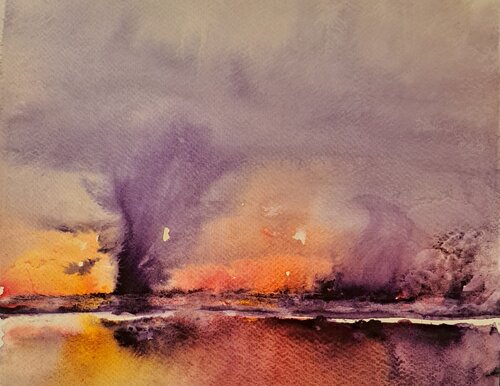 Landscape No 101 par Krister Björklund, Peinture en vente sur Singulart