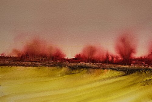 Echoes of Autumn di Krister Björklund, Pittura in vendita su Singulart