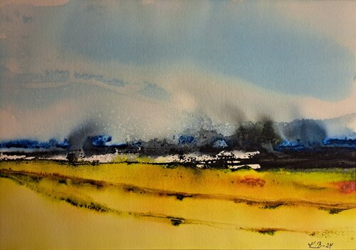 Landscape No 72 di Krister Björklund, Pittura in vendita su Singulart