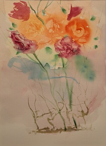 Whispers of Bloom di Krister Björklund, Pittura in vendita su Singulart
