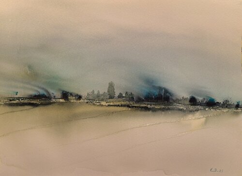 Landscape No 129 di Krister Björklund, Pittura in vendita su Singulart