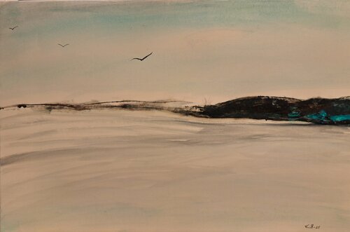 Wings of stillness di Krister Björklund, Pittura in vendita su Singulart
