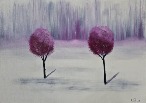 Purple Lollipop by Krister Björklund, 회화 for Sale on Singulart