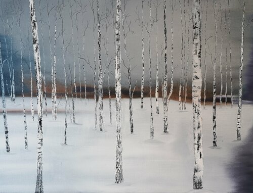 Winter rest di Krister Björklund, Pittura in vendita su Singulart