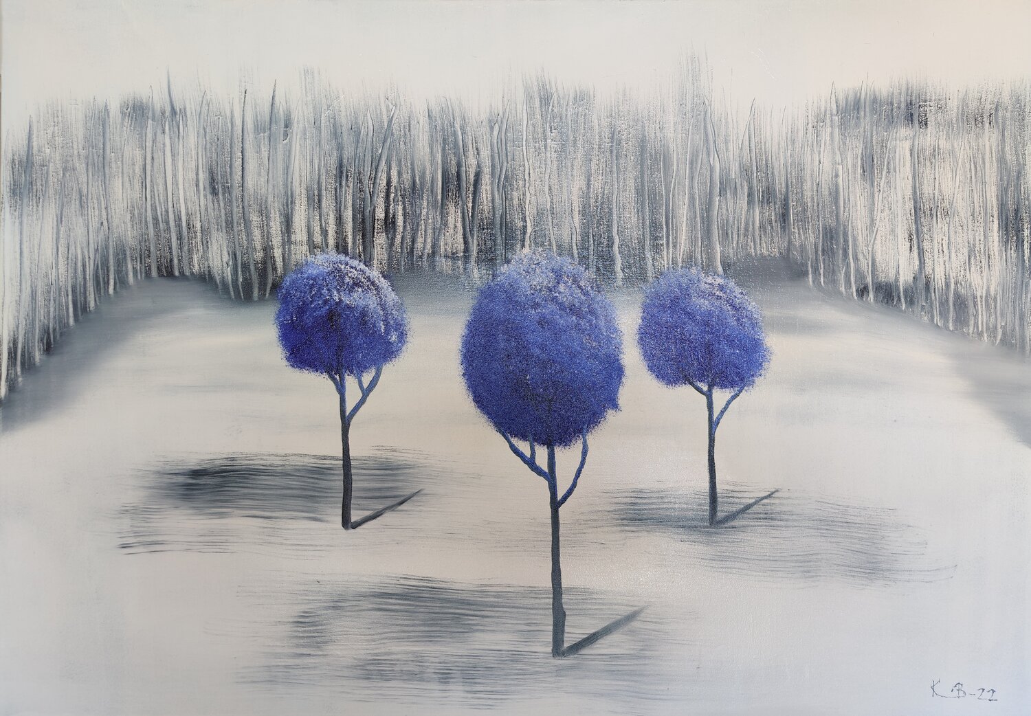 Abstract landscape No XX Krister Björklund Originalgemälde zu verkaufen