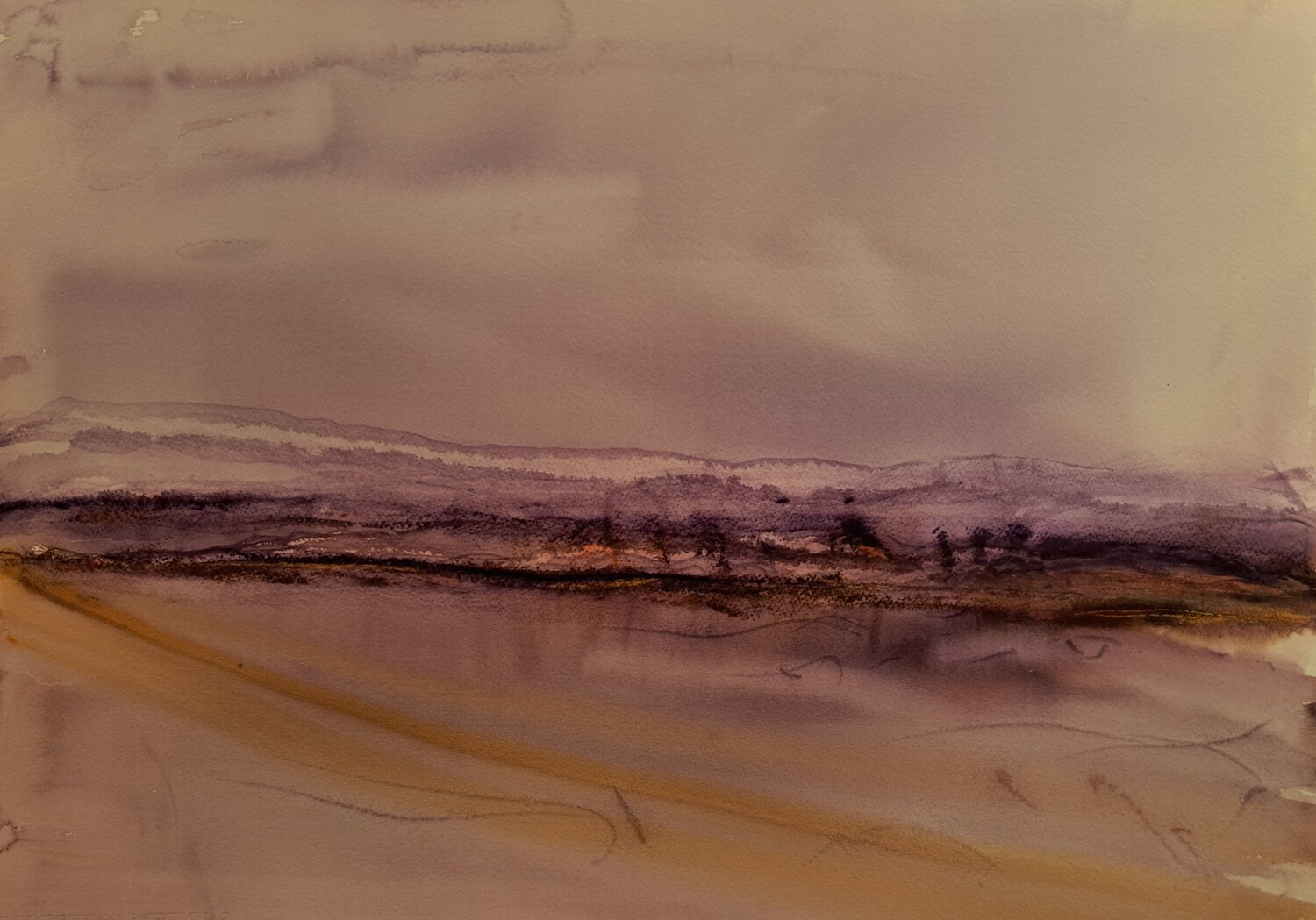 Abstract Landscape No LVI Krister Björklund Originalgemälde zu verkaufen