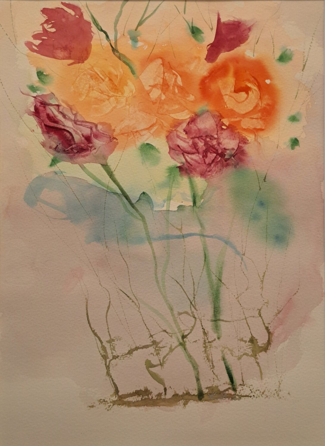 Whispers of Bloom Krister Björklund Originalgemälde zu verkaufen
