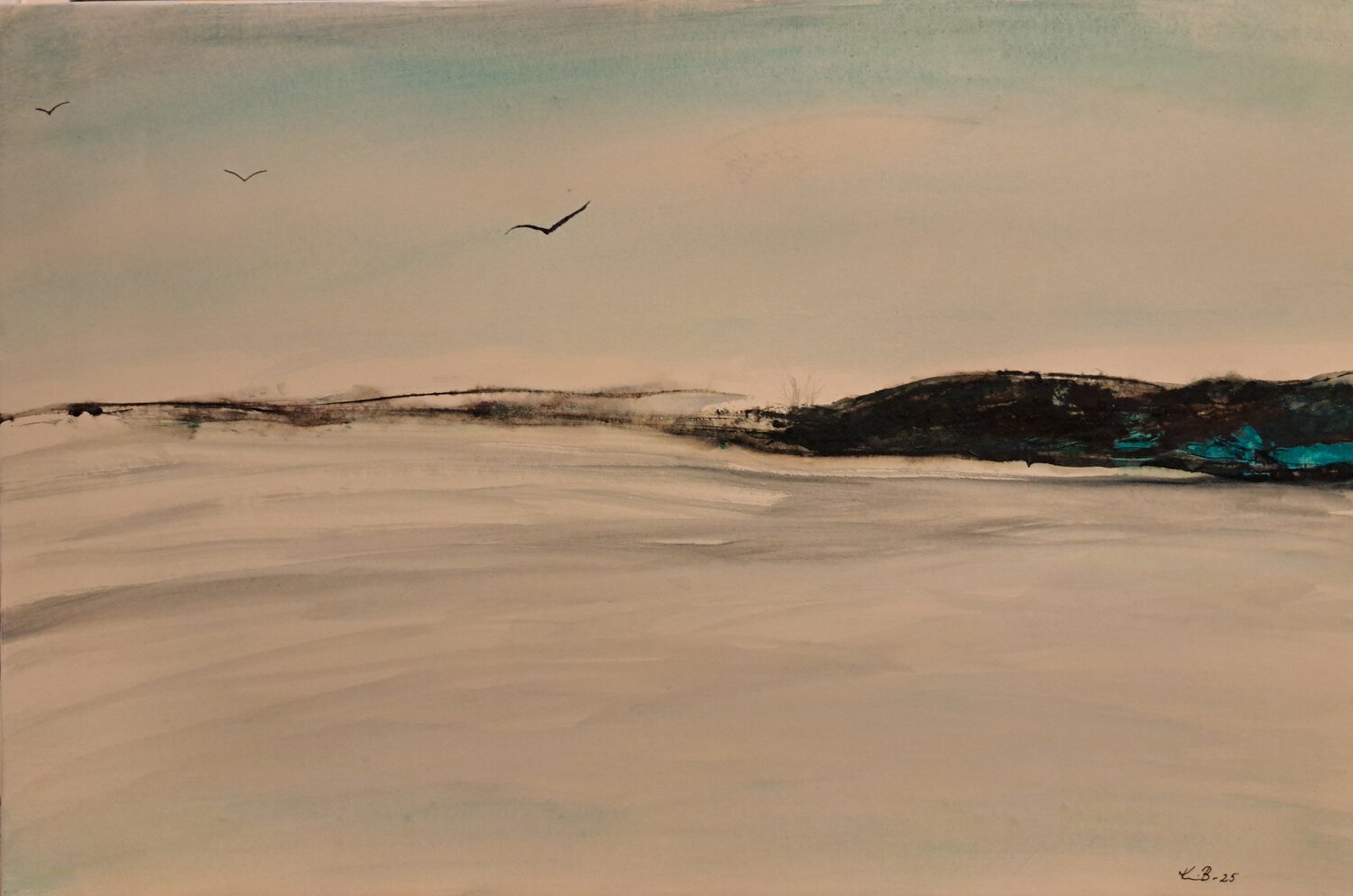Wings of stillness Krister Björklund Originalgemälde zu verkaufen
