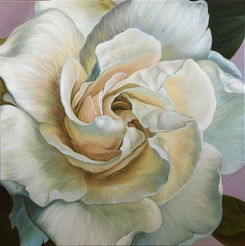 Blooming gardenia van Elena Podmarkova, Schilderij te koop op Singulart