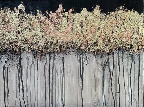 Glade of flowers. Abstraction di Elena Podmarkova, Pittura in vendita su Singulart