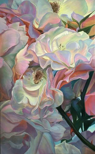 Roses van Elena Podmarkova, Schilderij te koop op Singulart
