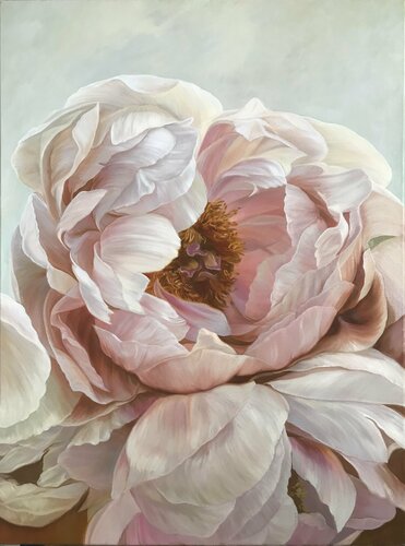 Delicate peonies di Elena Podmarkova, Pittura in vendita su Singulart