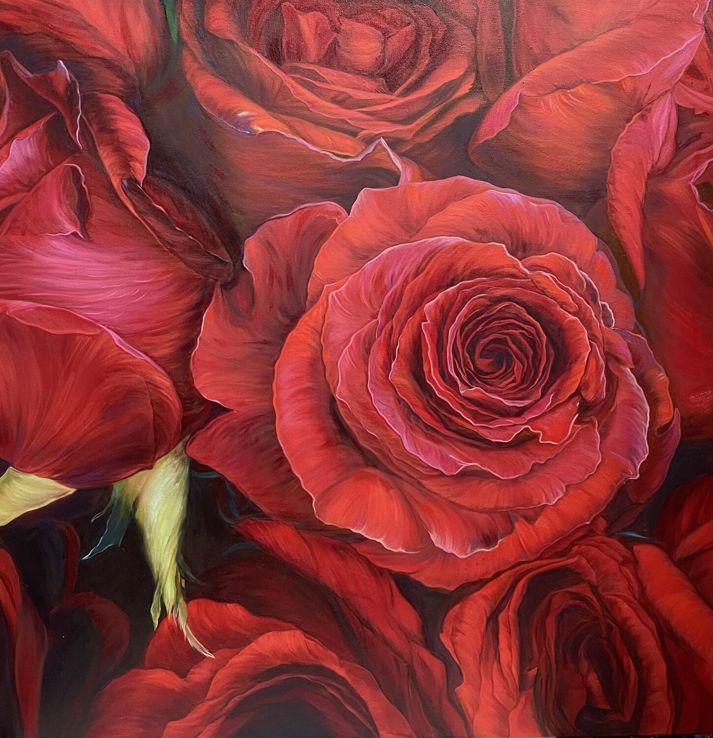 Red roses Elena Podmarkova