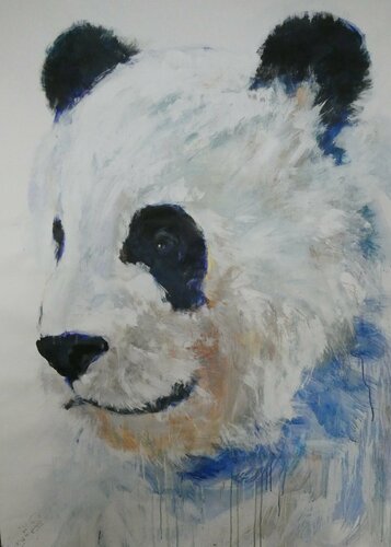 retratos ilustres nº23 par juan angel saiz manrique, Œuvre sur papier en vente sur Singulart