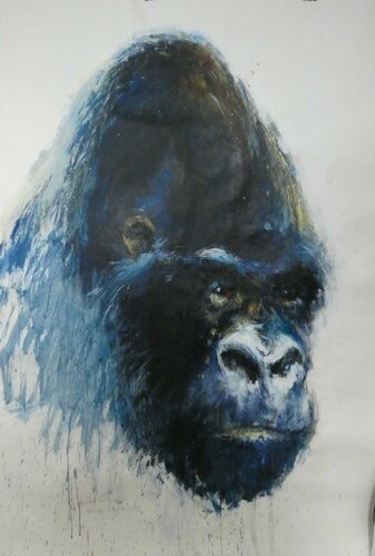 retratos ilustres nº 3 by juan angel saiz manrique, Work on Paper for Sale on Singulart