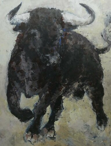 toro nº 2 by juan angel saiz manrique, Painting for Sale on Singulart