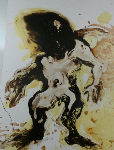 hombrepez by juan angel saiz manrique, 소묘 for Sale on Singulart